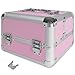 Produktbild TecTake Kosmetikkoffer Schminkkoffer Beauty Case Hartschale Schmuckkoffer Friseurkoffer -Diverse Farben- (Pink)