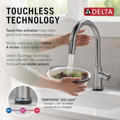 Delta 9159TL-AR-DST Faucet Trinsic Touch Kitchen Faucet thumb #2