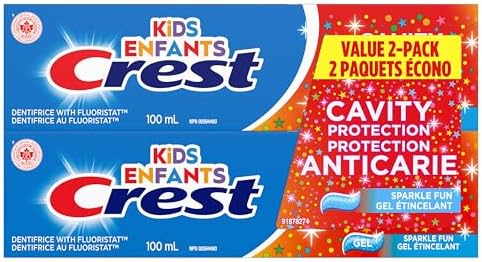 Crest Kid's Toothpaste Cavity Protection Sparkle Fun Gel, 200 mL ...