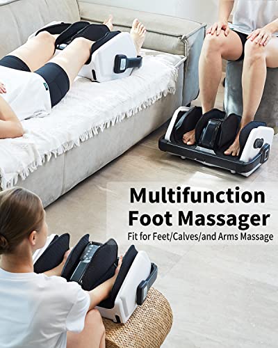 Jxp Shiatsu Foot And Calf Massager Machine With Heat & Vibration, Calf-Ankle-Foot Massager With Deep Kneading/Scraping/Rolling Blood Circulation And Foot Wellness, Gifts For Women And Men #TOP4