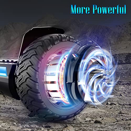 Uni-Sun All Terrain Hoverboard, 8.5" Offroad Hoverboard, Hoverboard With Lights And Bluetooth For Adults And Teens, Off Road Hoverboard Gifts #TOP3