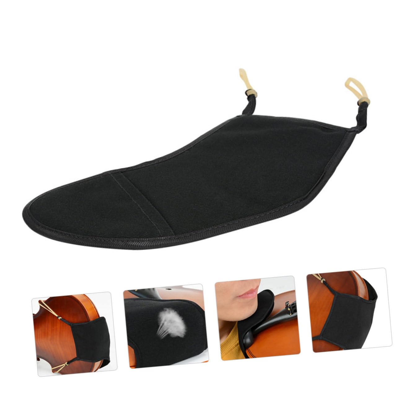 ibasenice 5 Piezas De Soporte Para Violín Resistente Y Cómodo Almohadilla De Apoyo Para Violín Mentonera Para Violín