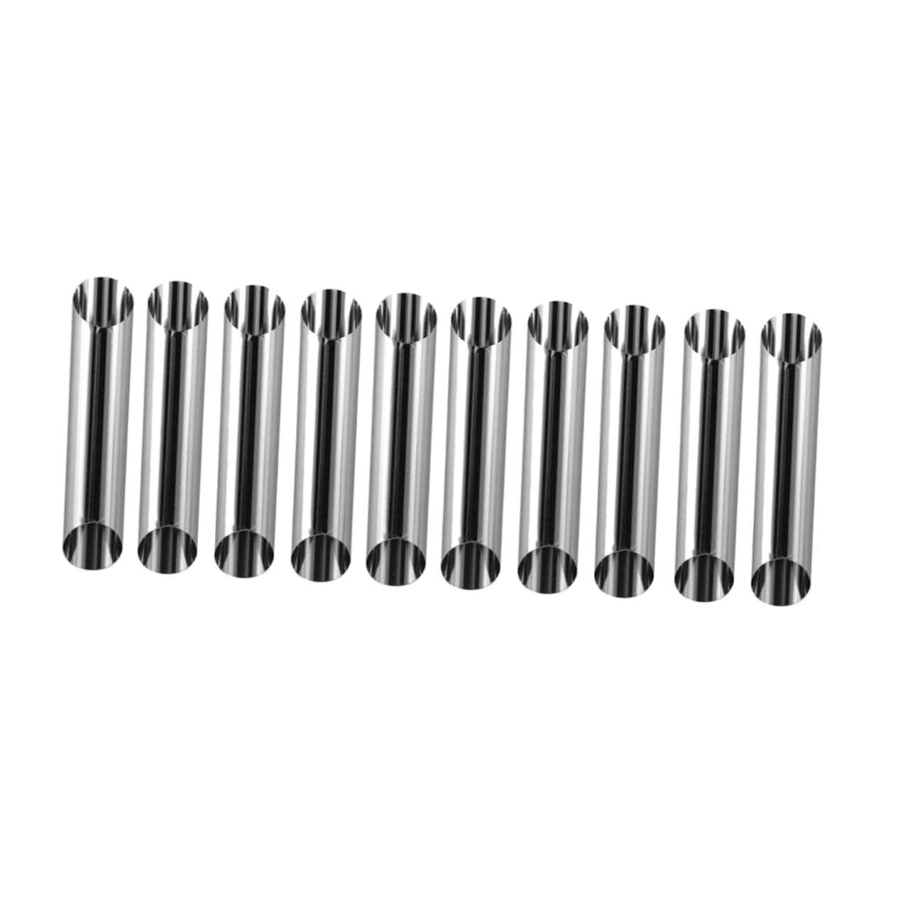Zerodeko Reusable Bread Baking Tubes 20pcs Cylindrical Shaped Molds Large Screw for Danish Croissant