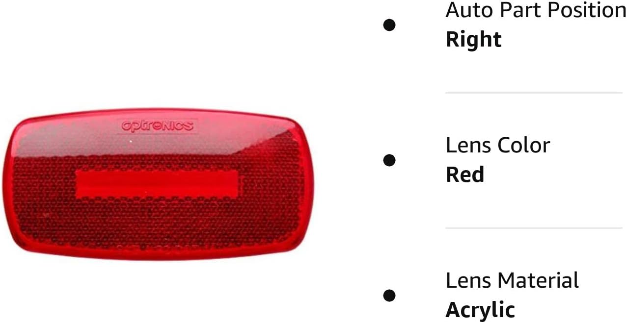 Optronics (A32RBP) Red Replacement Lens for MC32 Series Light (6)