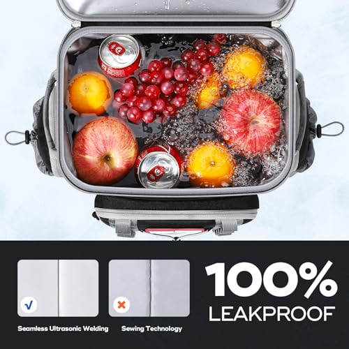 Image of Maelstrom Backpack Cooler,Soft Lightweight Leakproof Cooler Backpack,35 Can Insulated Cooler Bag,Keeps 35 Cans Hot /Cold for Up to 16 Hours,Waterproof Lunch Bag for Men Women-Black