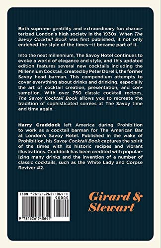 The Savoy Cocktail Book