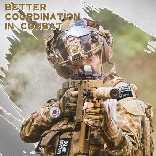 Tigeen 50 Pcs Random Tactical Military Patches Set Funny Morale Backpack Patches Full Embroidered Appliques with Hook and Loop for Caps, Vests, Jackets, Bags (Various Style)