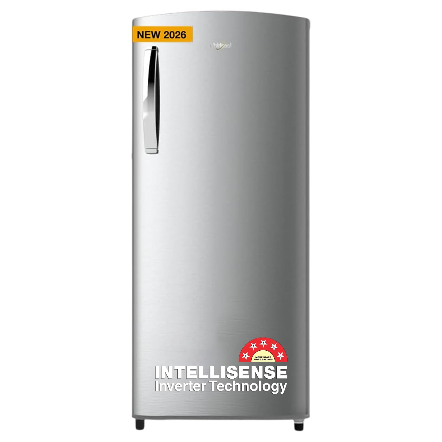 Whirlpool 207 L 5 Star Icemagic Pro Inverter Direct-Cool Single Door Refrigerator (230 IMPRO PRM 5S INV ALPHA STEEL-Y, Grey, 2026 Model)