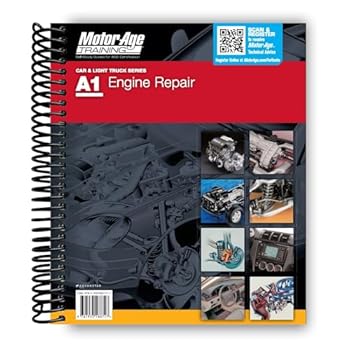 Spiral-bound A1 Automotive Engine Repair : Motor Age Training Self-Study Guide for ASE Certification Book