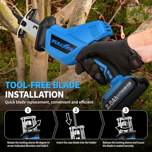 FULLYEA Cordless Reciprocating Saw