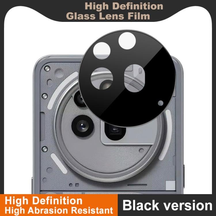 Image of ZARALA Glass Camera Lens Protector For Nothing Phone (3a) Pro 5G [9H Hardness] [6D Lens Protector ] [Easy Installation] Black
