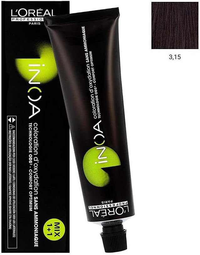 L'Oreal Professionnel free Hair Colour, Inoa Ammonia Number 3.15