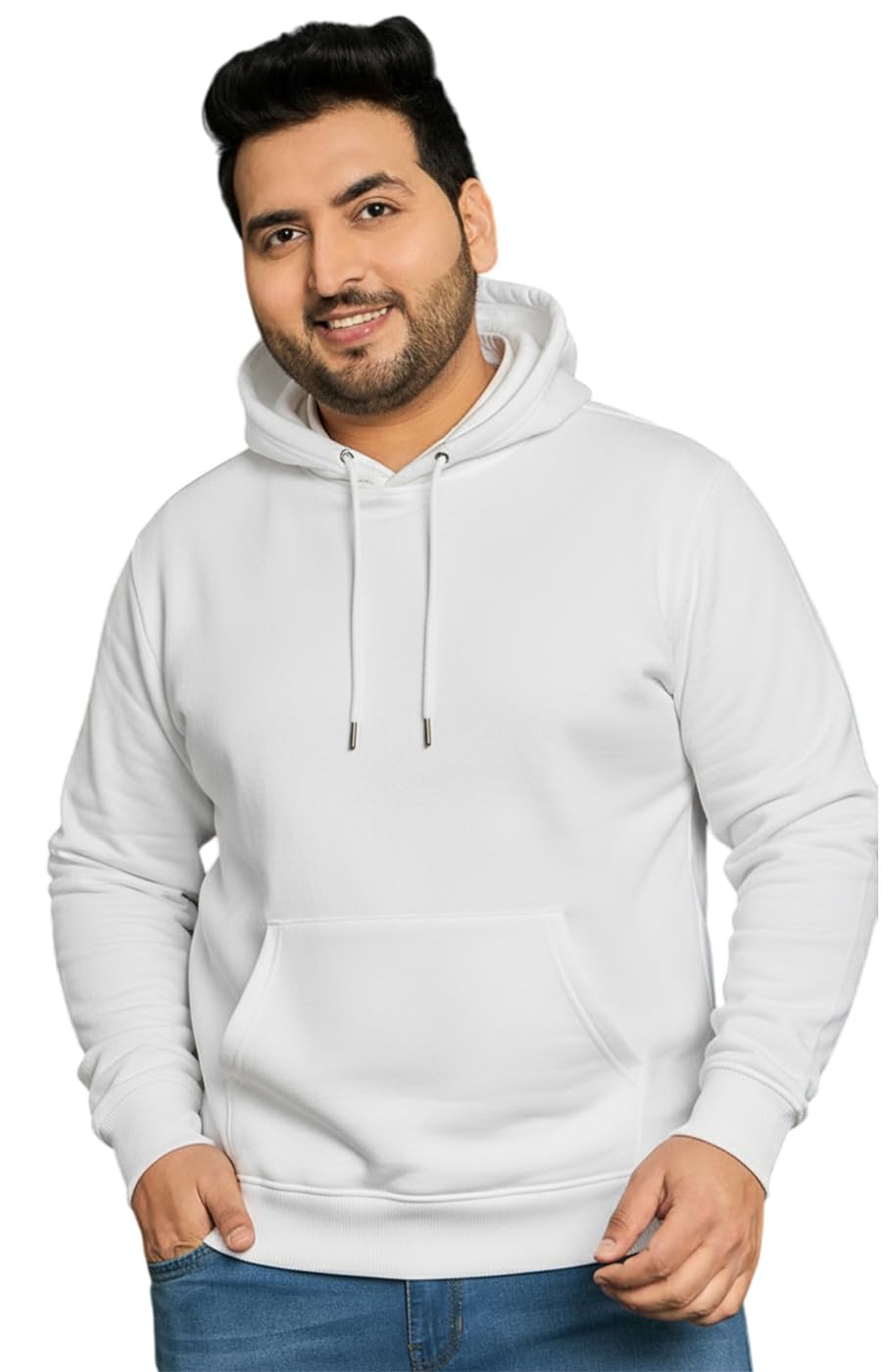 fashient Men’s Premium Cotton Fleece Hoodie | Regular Fit Winter Wear Sweatshirt with Kangaroo Pocket & Drawstring for Casual, Gym, Travel & Daily Use-picture-46