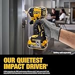 DEWALT 20V MAX XR 1/4 Inch Cordless Quiet Hydraulic Impact Driver, Bare Tool Only (DCF870B) - Image 3