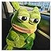 Qinglan ZHJHUA Anime Kawaii Jouets farcis for Enfants Cosplay Spoof Spoof Sad Pepe Pepe Keychain Mignon décor Peluche poupées Peluches ZHMMEINACAI (Color : Frogs, Height : 23CM)