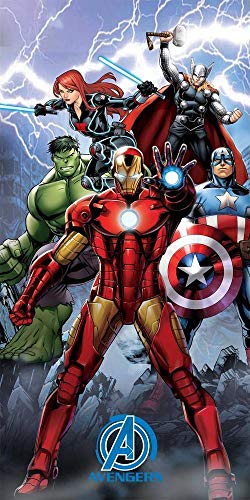 new discount Drap de Plage ou Serviette de Bain Avengers Marvel