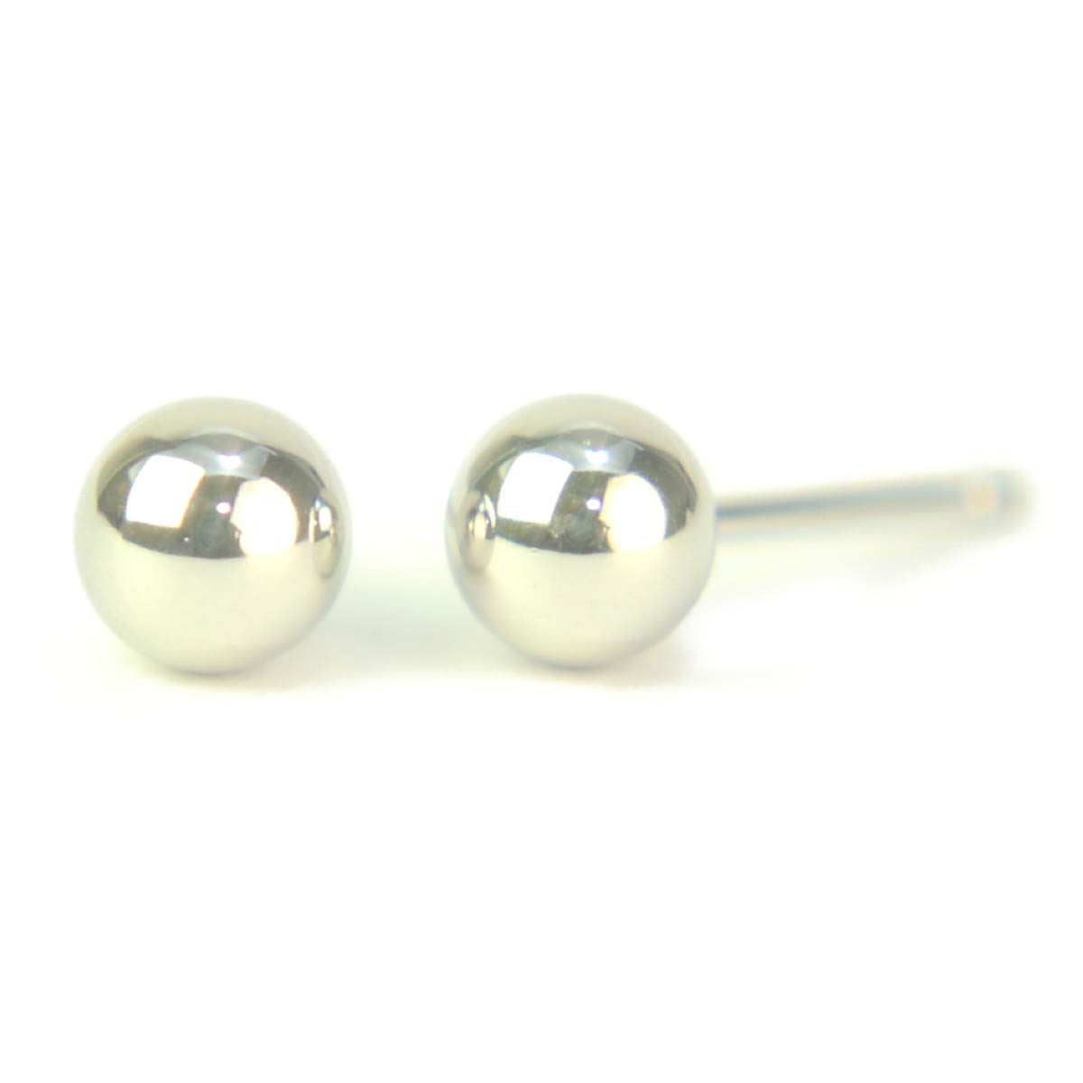 Pt900ボールピアス 　約5mm Jewel closet by L&Co. ピアス Pt900 5mm ボール レディース