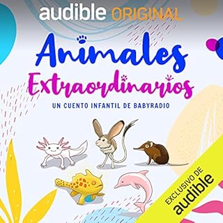 Diseño de la portada del título Animales Extraordinarios