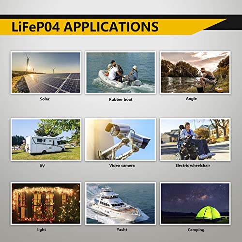 image for SEFEPODER 12V 20Ah LiFePO4 Lithium Battery, 2000+ Deep Cycle Rechargea