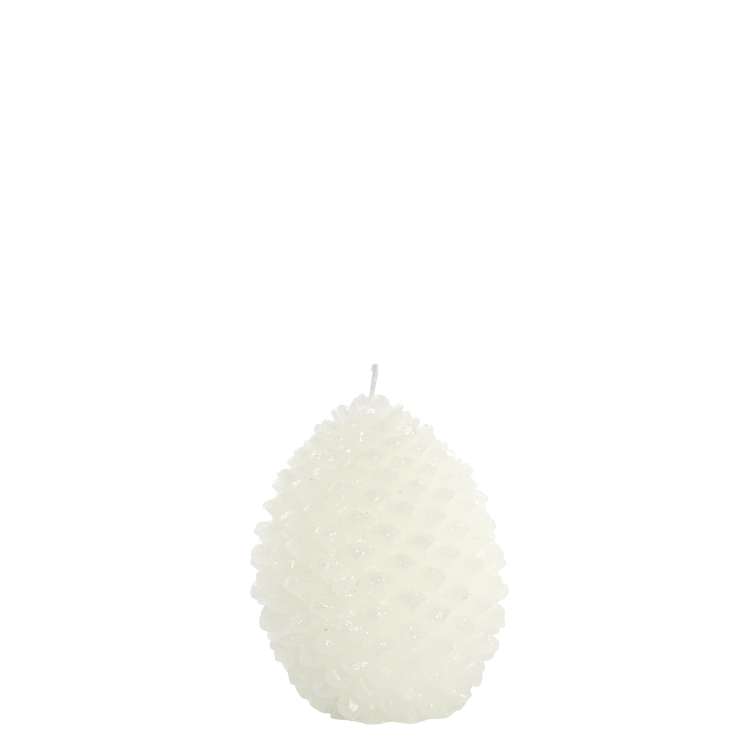 Lene Bjerre White Pine Cone Tree Candle By Design Int