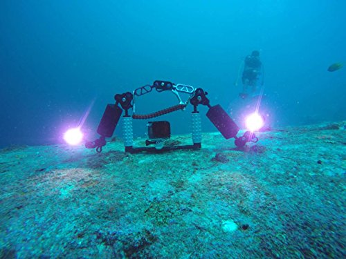 ANO 1 Inch Underwater Ball Clamp Easy Releasing Mounting and Moving Around Clamp for Scuba Diving Video Camera Tray Light Arm System