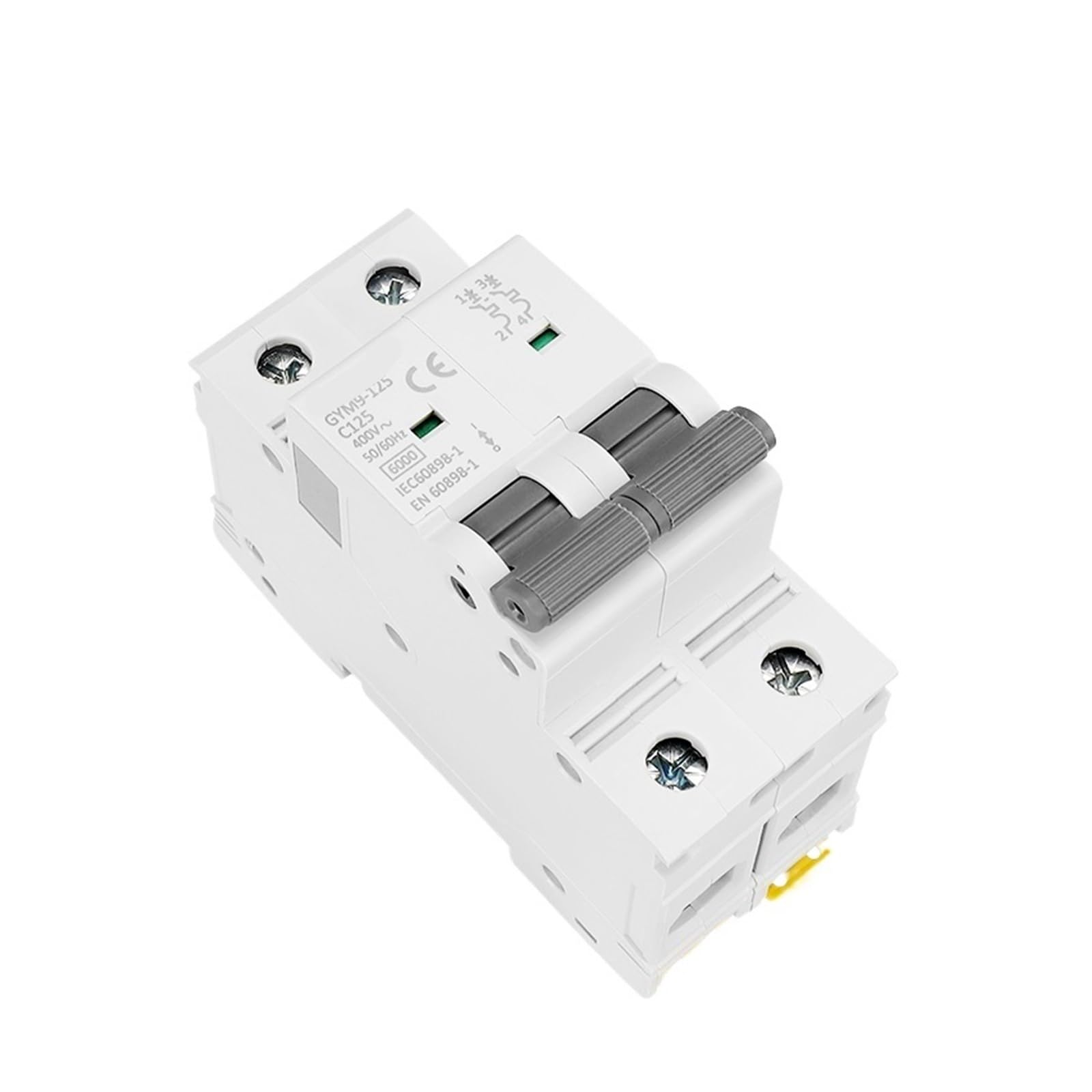 Disjoncteur 2P 80A Courbe C avec pouvoir de coupure 6KA pour éviter les surcharges
