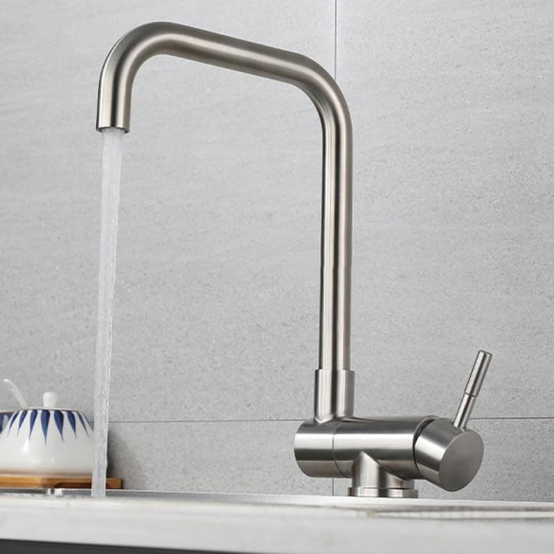 Amazon.co.jp: キッチンシンク用蛇口 折りたたみ式シングル