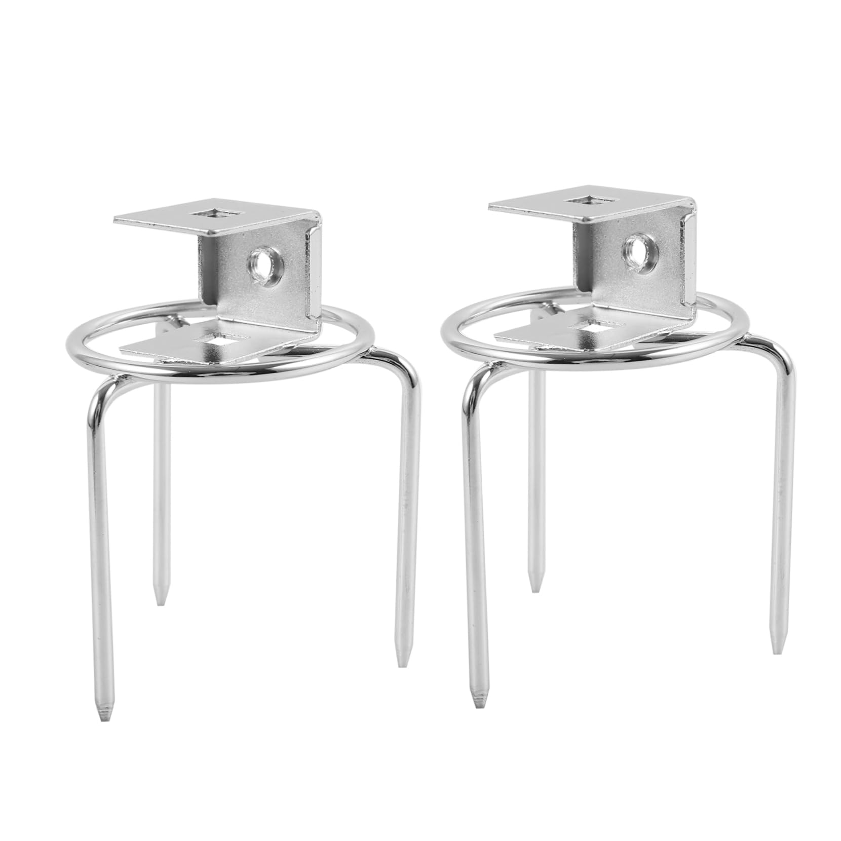 HANABASS 10pezzi Forchette Rotanti Inossidabile Per Accessori Per Bbq e Friggitrice Ad Per Arrosto e Forchette Per Grigliate All