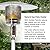 Golden Flame Outdoor Natural Gas Patio Heater | 45,000 BTU | Anti-Tilt and Safety Shut-Off | Residential and Commercial | Includes Mobility Wheels | Hammered Silver/Pewter