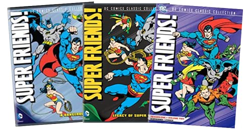 Super Friends Gift Set Collection - Super Friends - Season 1, Vol. 2   Super Friends: Legacy of Super Powers - Season 6   Super Friends: A Dangerous Fate - Season 5