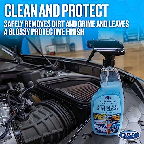 Optimum Opti-Clean 워터리스 워시 앤 프로텍트 - 바로 사용 가능한 워터리스 자동차 클리닝 스프레이 및 폴리머 보호 (502.8ml(17온스) — 사진 2