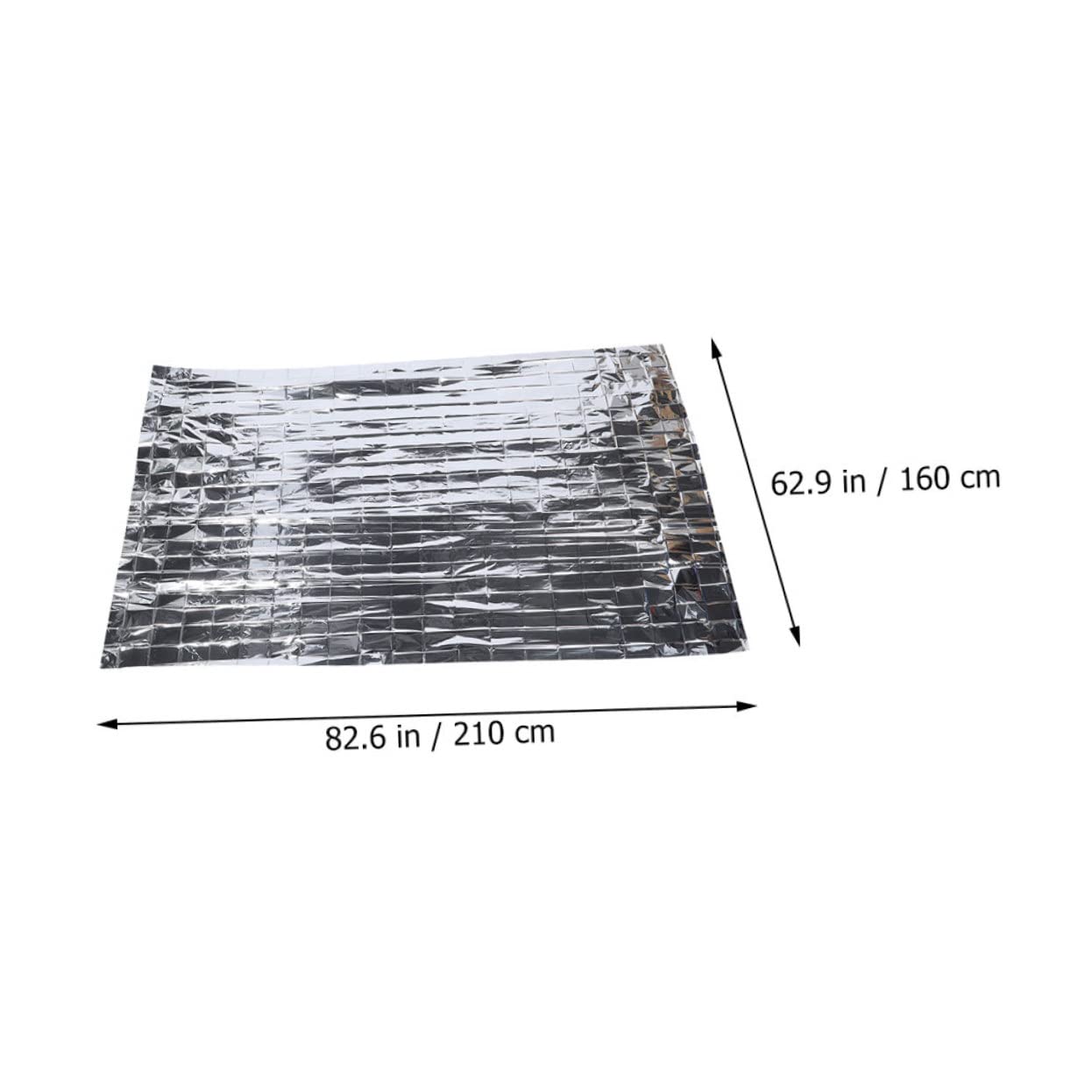 SOLUSTRE Emergency Thermal Blanket Heat Blanket 5 Pcs Insulation Survival Blankets for Outdoor and Camping