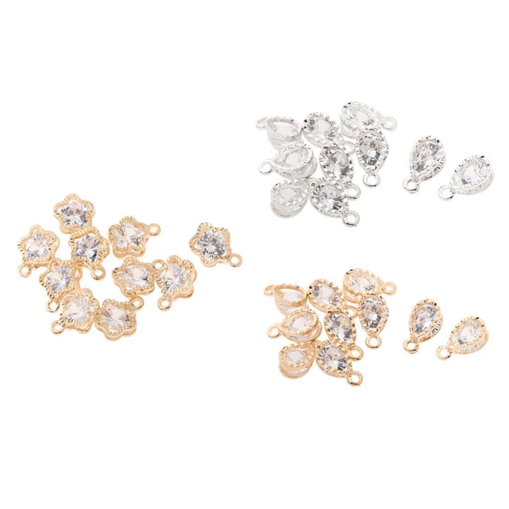 AUYXSSZ Distinctive Jewelry Findings Supplies Featuring Stunning Earring Charms for Creative Crafting Enthusiasts Bracelet Necklace Jewelry Findings Making
