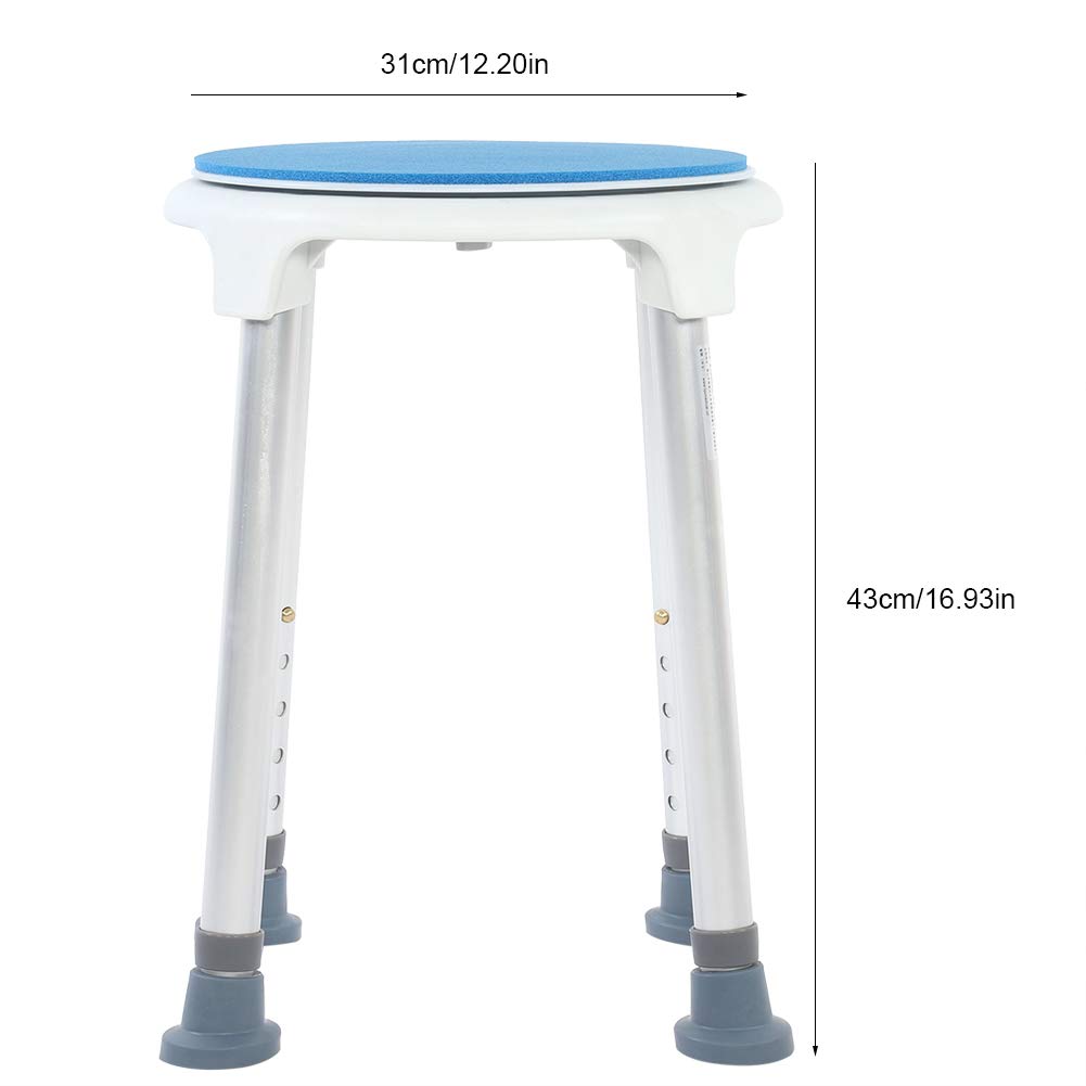 Tyenaza Taburete de baño Antideslizante Giratorio de 360 ​​​​Grados Asiento de Ducha de baño Asiento de Ducha Giratorio para Mujeres Embarazadas Mayores
