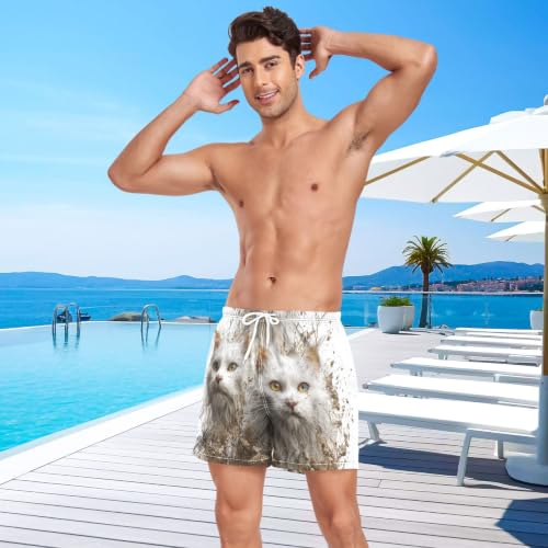 Bañador de secado rápido para hombre ligero con rompedor efecto tridimensional barro 3D 3