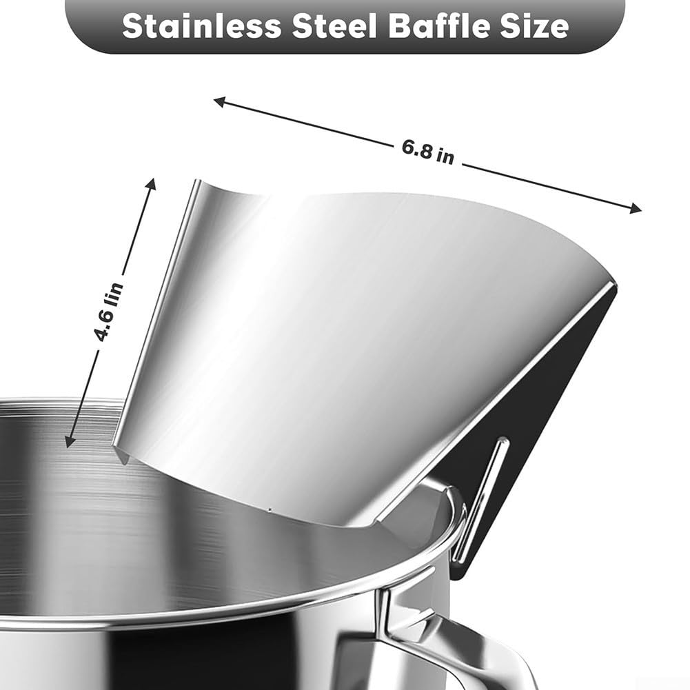 Goulotte verseur innovante pour batteurs KitchenAid pour profiter d'un flux fluide des ingrédients pendant les tâches de mélange