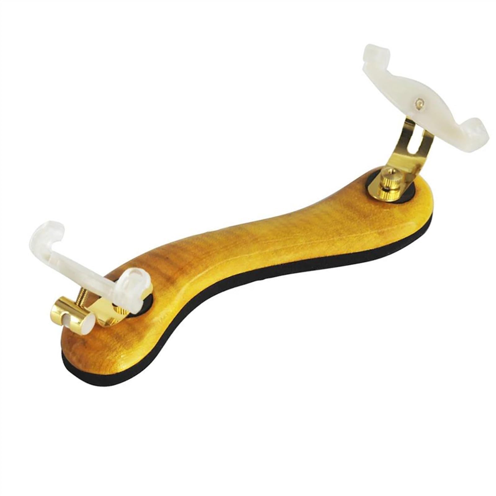 Hombrera para violín Almohadilla De Hombro Ajustable Para Violín Accesorios Profesionales Para Instrumentos De Cuerda Almohadilla De Hombro Para Violín Acolchada Negra(3-4 4-4)