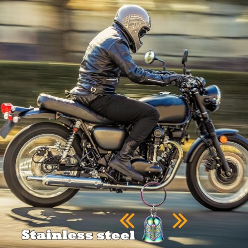 Image of Motorcycle Cross Bell - Key Chain Biker Bells Protect the Rider - Accessories
