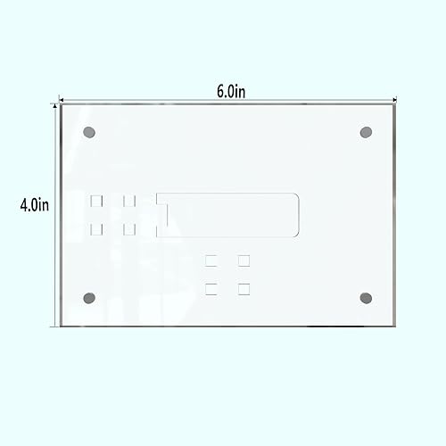 Miniatura 6 de HELPLEX Portarretratos acrílicos de 4 x 6 pulgadas, marcos de fotos transparentes de 4 x 6 pulgadas, marcos magnéticos listos para exhibir en la