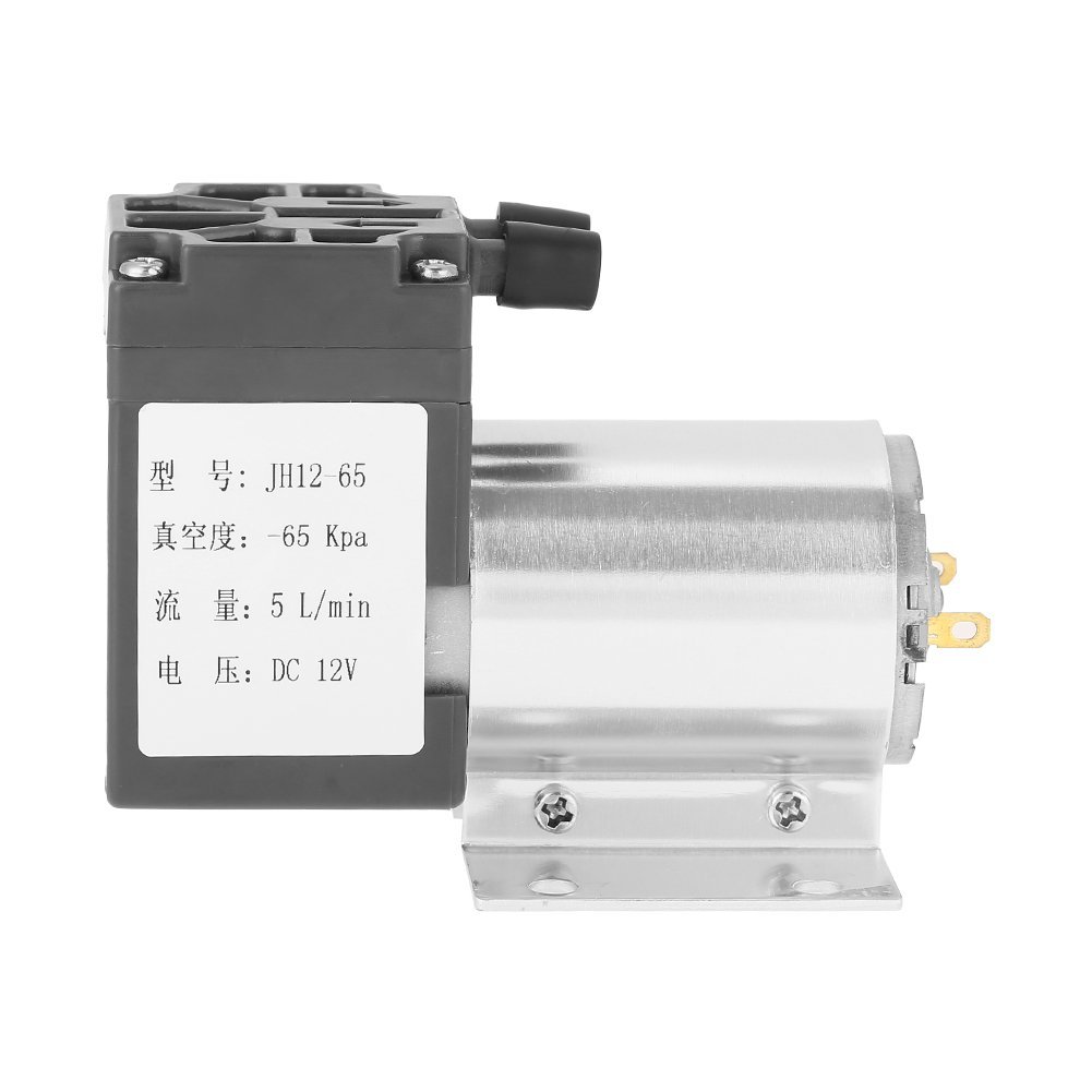 Mini Vakuumpumpe Unterdruck Saugpumpen DC 12 V 500mA mit Halter (120kpa 5L/min)