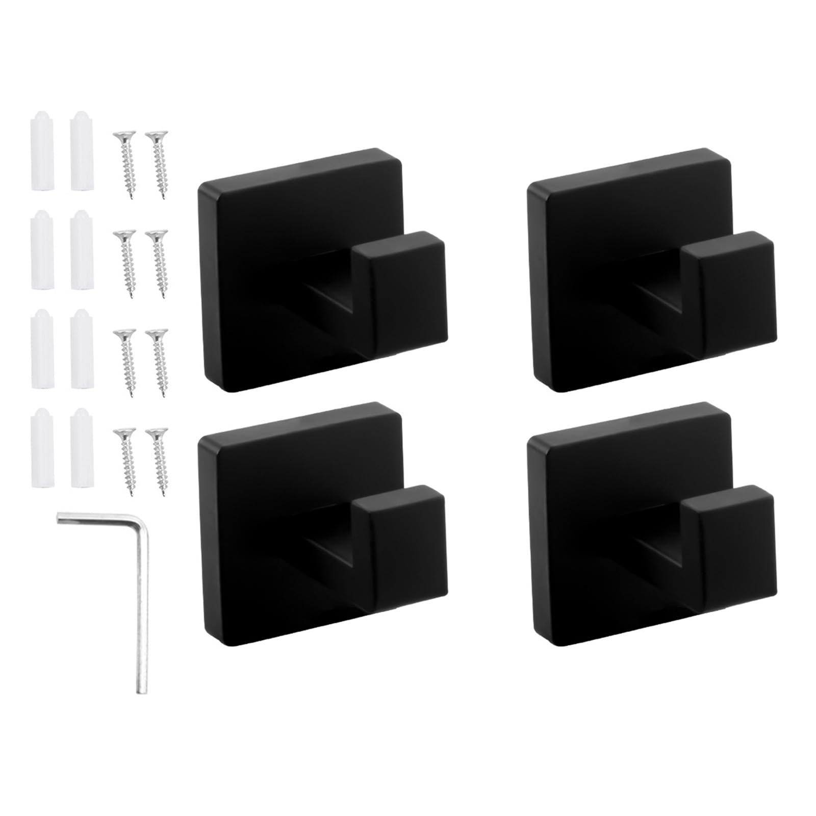 Msioytog Multipurpose Suction Cup Hook Clip 4 Packs Clear Designs and Sturdy Holders for Domestic Use Household Accessory Towel Hook