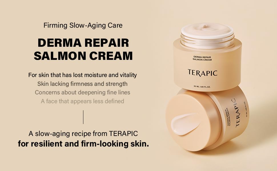 Salmon PDRN Repair Cream 1.69 Fl Oz - Wrinkle & Elasticity Booster - Anti-Aging Firming Face Cream with PDRN & Collagen - K-Beauty Dermacare - Image 6