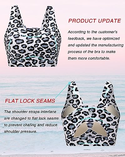 Image of RUNNING GIRL High Impact Sports Bras for Women,Racerback Running Bra Workout Crop Tank Tops Longline Sports Bra Push up