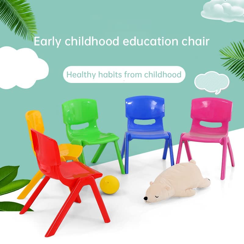 Image of Plastic Strong and Durable Kids Chair for Studying Dining Home Virgin Material Kids Chairs with Backrest for 2 to 5 Years | Sustain Upto 100 KG (Red)