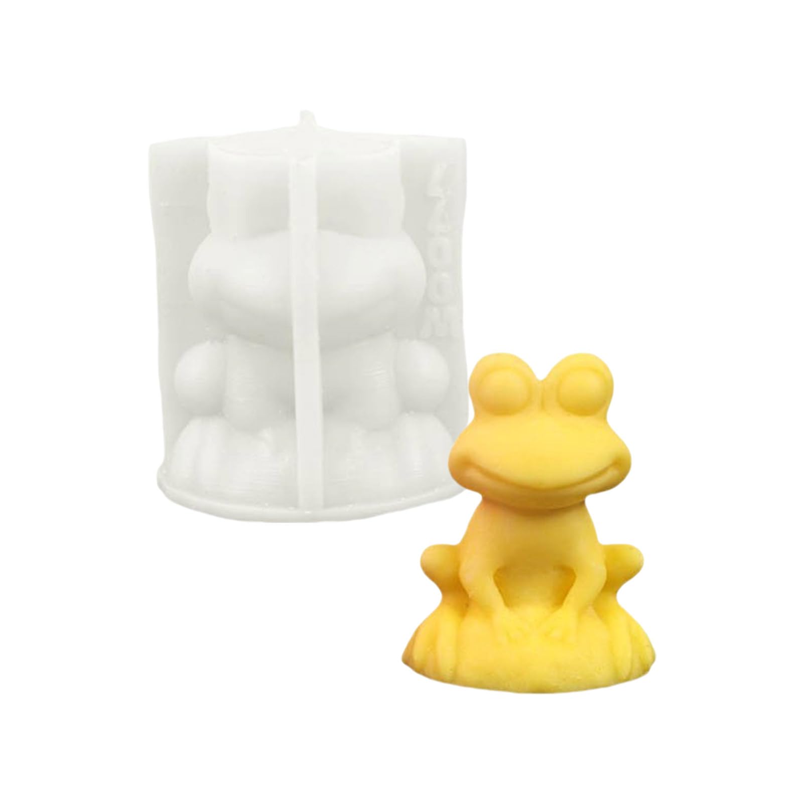 XuQiZZpp Frogs Clay Silicone Scented Candle Animal Castings Epoxy Resin Plasters Mould for Chocolate