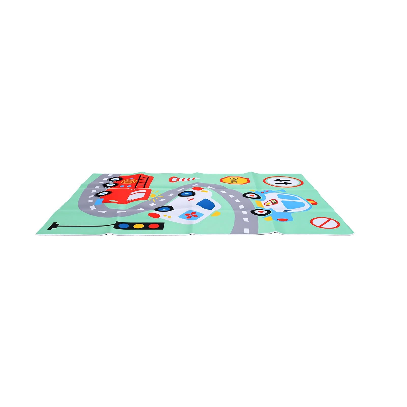 Generic Mata Samochodowa dla Dzieci, Wszechstronny Miękki Aksamitny Design Miejski, Idealny Plac Zabaw dla Dzieci, 140x200cm (Styl 2)
