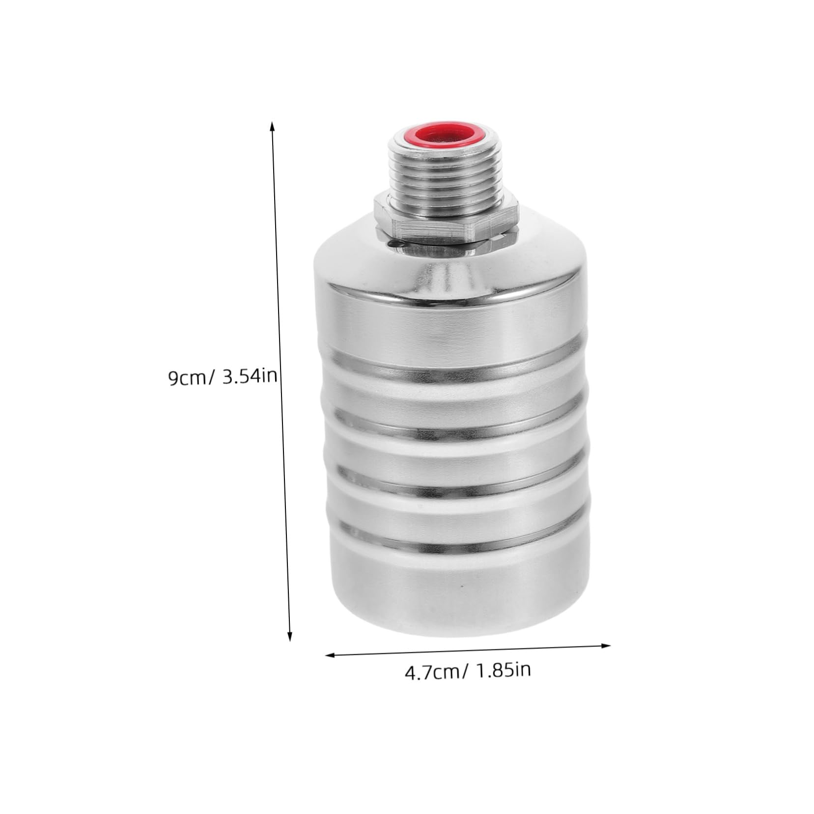 SMASOLO 1 Set Automatic Water Float Valve Stainless Steel Water Level Control Valve for Tanks Pools and and Overflow Protection Design for Long Term Use