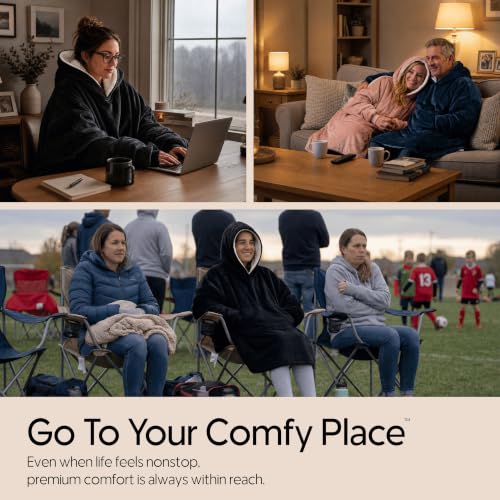 Image of THE COMFY Original | Shark Tank | Patented | Sherpa Wearable Blanket Hoodie