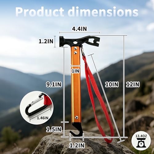 Carbon Steel Aluminum Hammer Orange