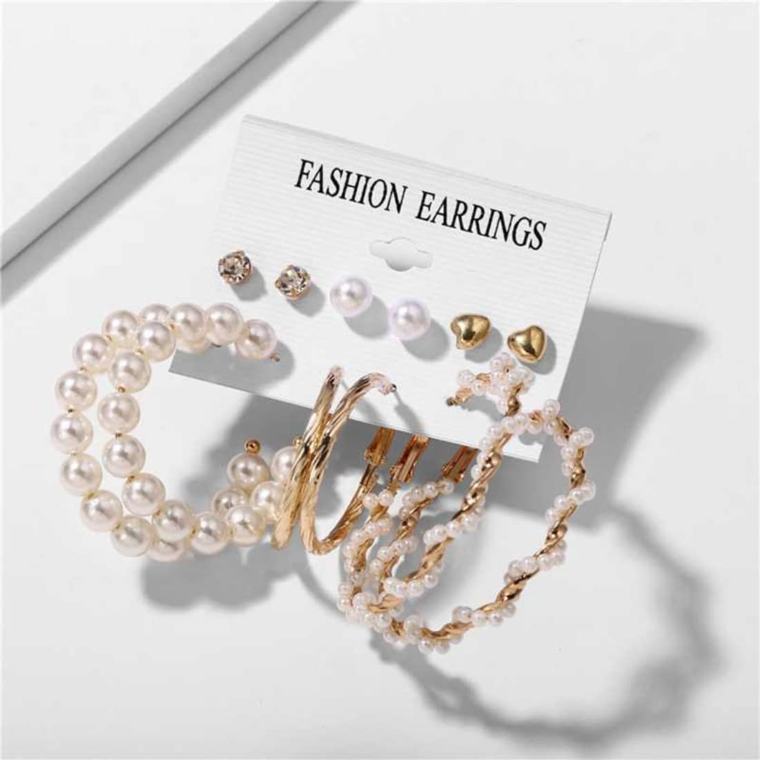 Plated Necklace & Earrings Combo Set ()